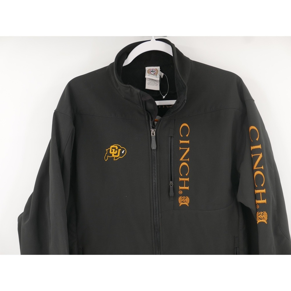 Cinch Softshell Colorado Buffaloes Jacket Black NCAA Football Men's Large